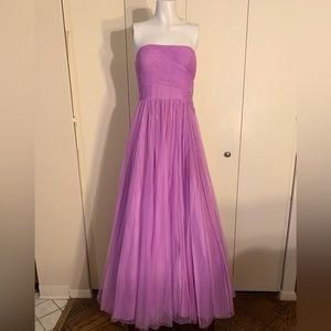 Aidan Mattox formal tulle dress in fuchsia, size 6
